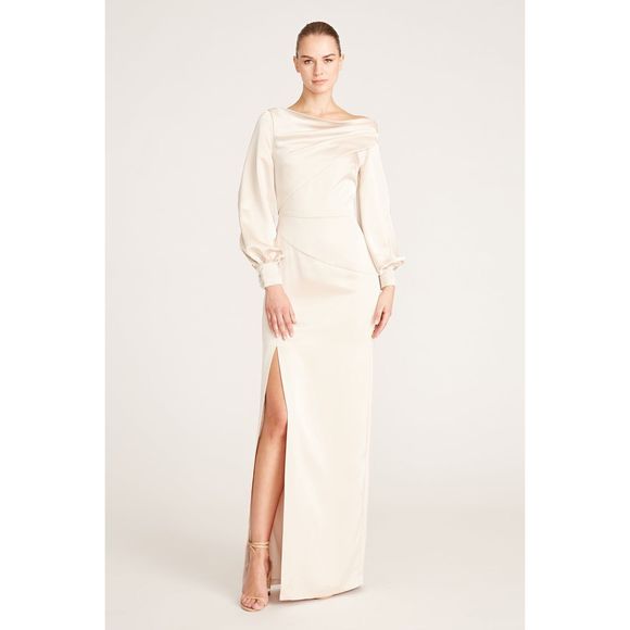 THEIA Sylvie Bishop Sleeve Gown US 0 $695